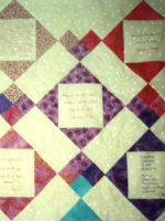 Mom 75th Quilt detail