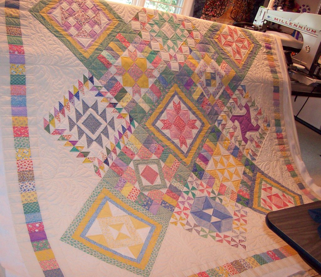 Feathery Raffle Quilt