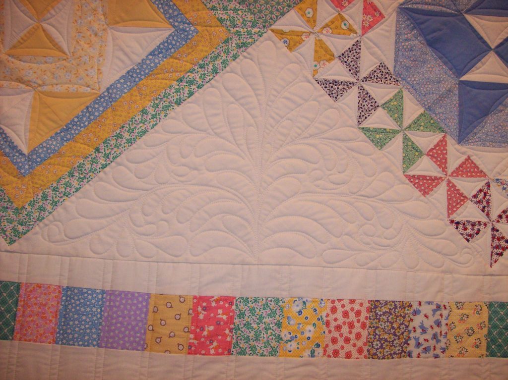 Raffle Quilt Feathers